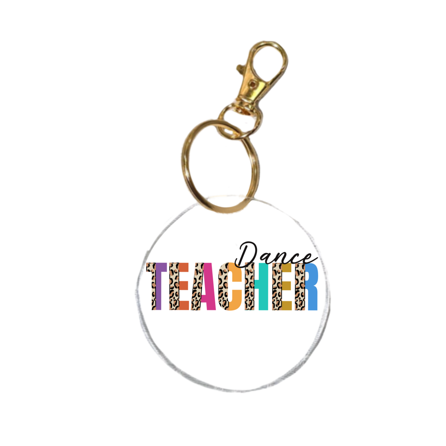 Dance Teacher UV Transfer | UV DTF Keychain Transfer