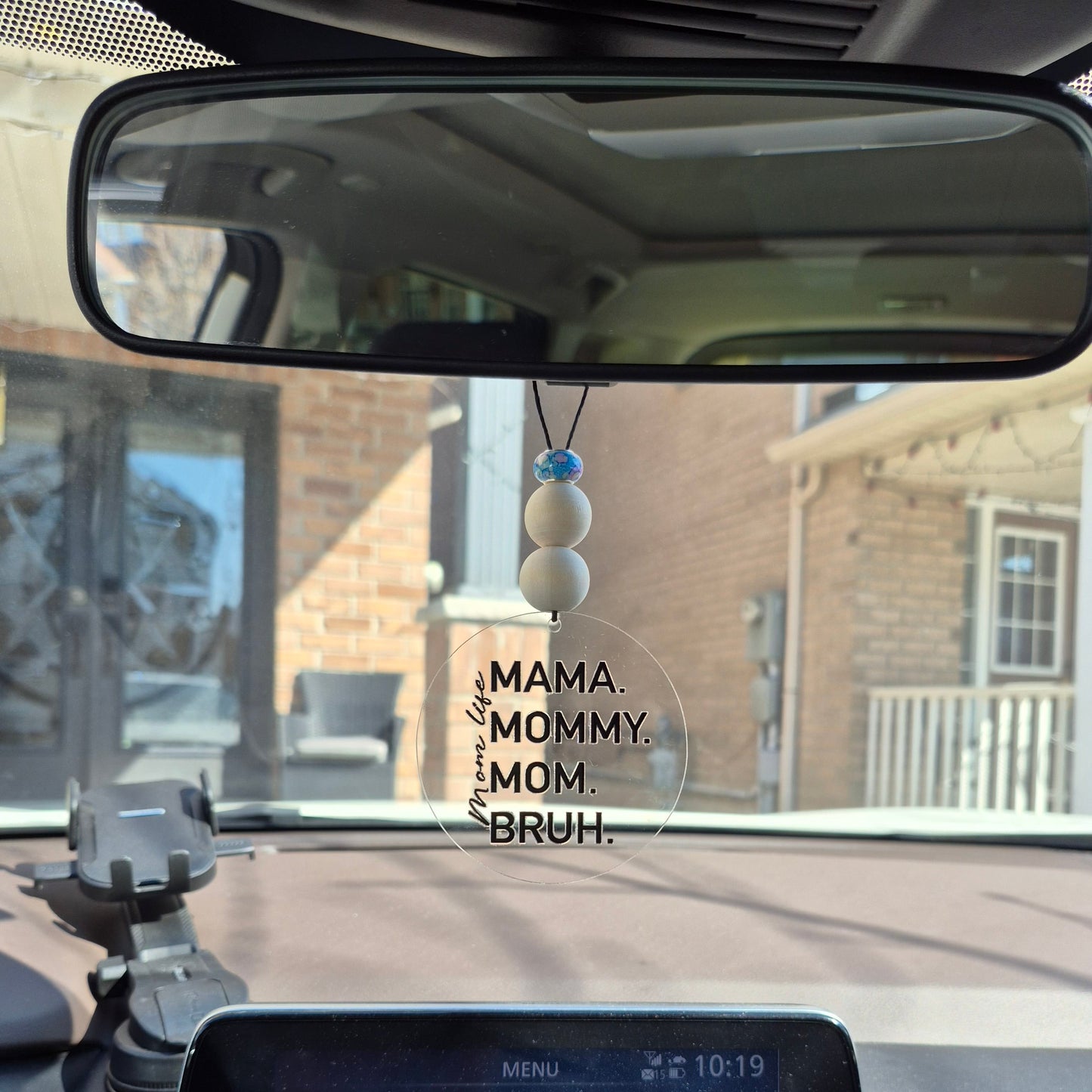Mama, Mommy, Mom, Bruh Car Charm | Cute Rearview Mirror