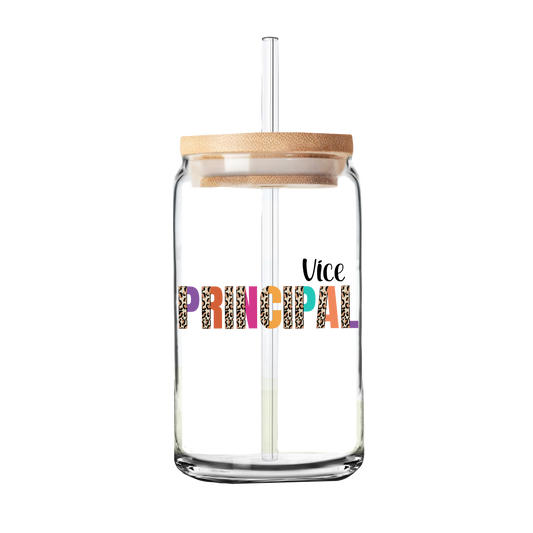 Vice Principal | Teacher Gift | Glass Can Tumbler | Libby Glass
