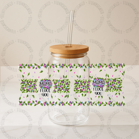 Mother’s Day UV DTF GLASS CAN Transfer Collection 💕 | Glass Can Transfer | Transfer ONLY