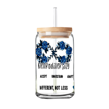 Autism Awareness Collection | Infinity Glass Tumbler