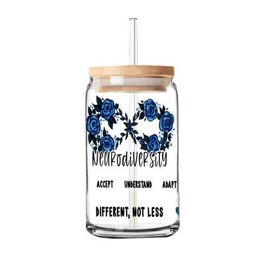 Autism Awareness Collection | Infinity Glass Tumbler
