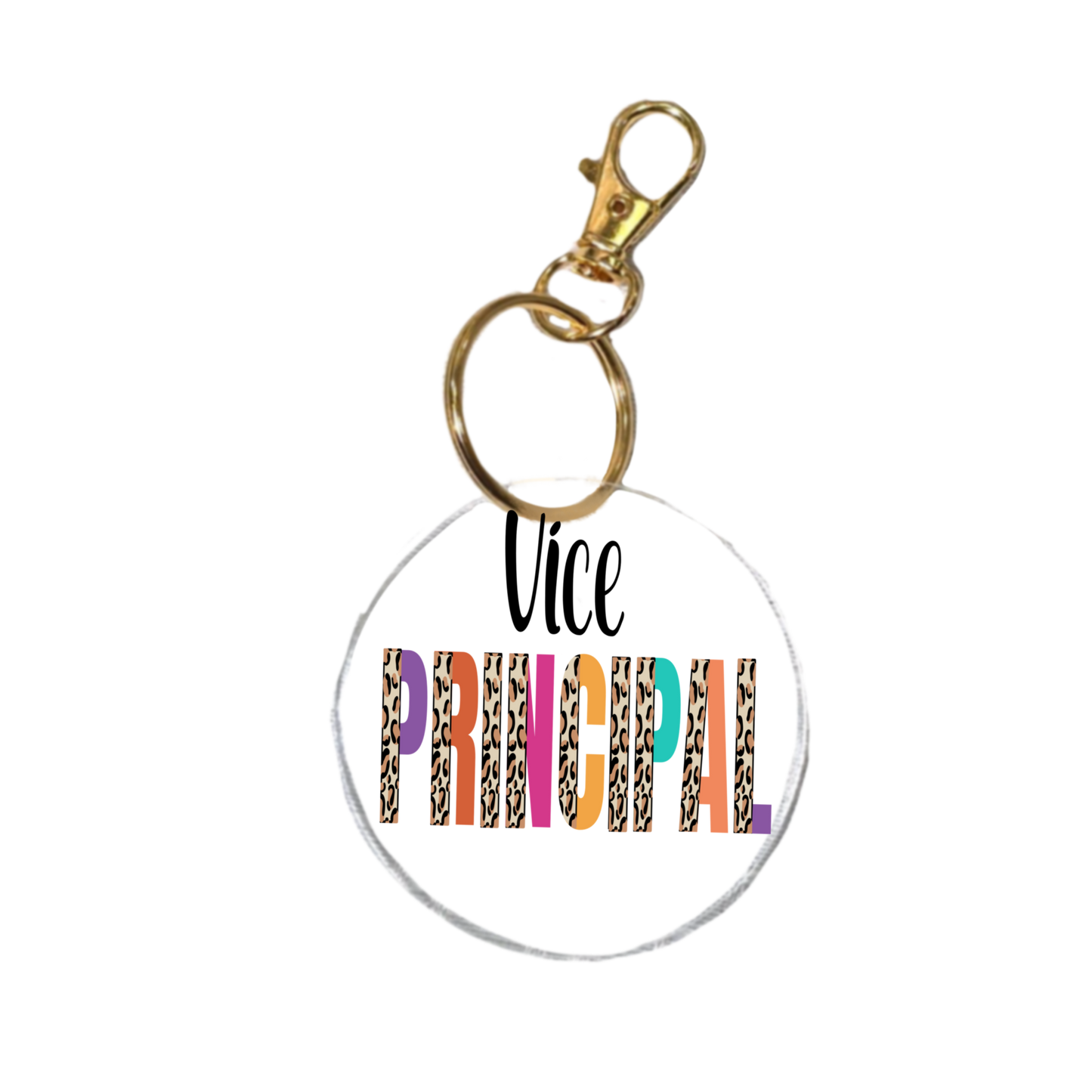 Vice Principal Keychain | Teacher Gift Acrylic Keychain