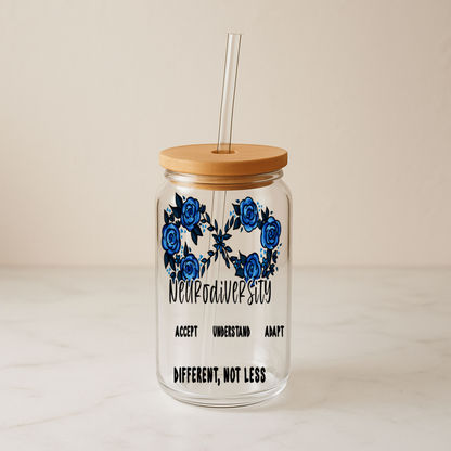 Autism Awareness Collection | Infinity Glass Tumbler