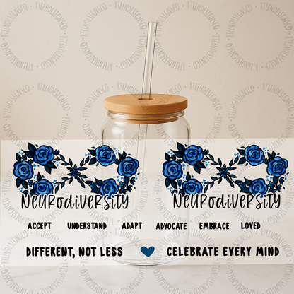 Autism Awareness Collection | Glass Can UV DTF Transfer Bundle