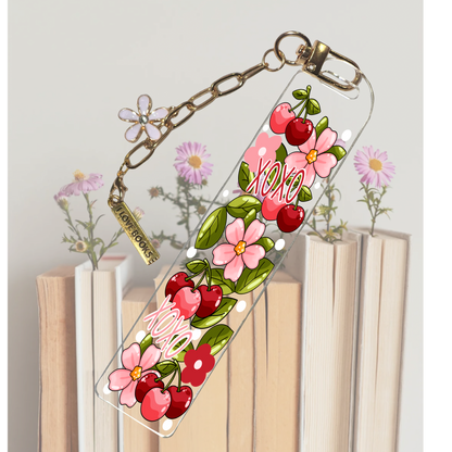 Cherry Blossom | Bookmark UV DTF Transfer