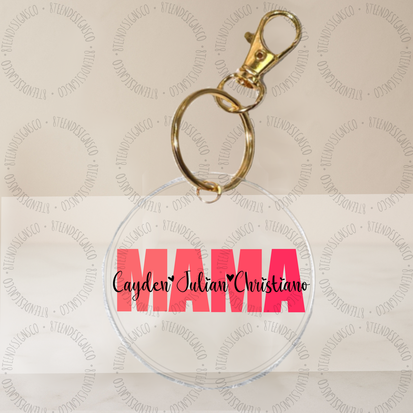 Mother’s Day UV DTF Keychain Transfer Wrap Collection 💕 | Bundle of 7 Keychain Transfers | Transfer ONLY
