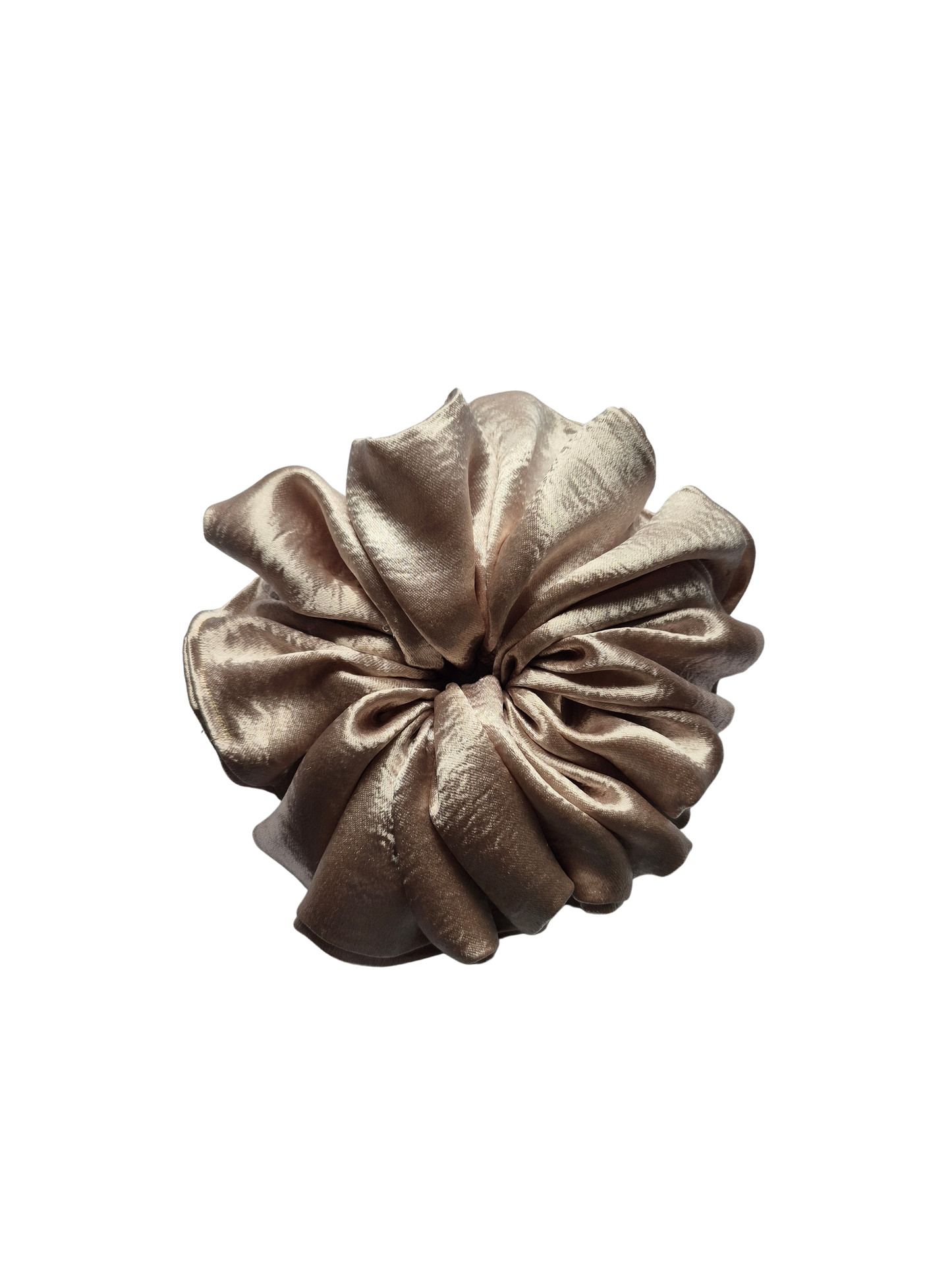 Luxe Yorkville Scrunchie | Champagne Satin Scrunchie | Neutral Luxe Hair Accessory