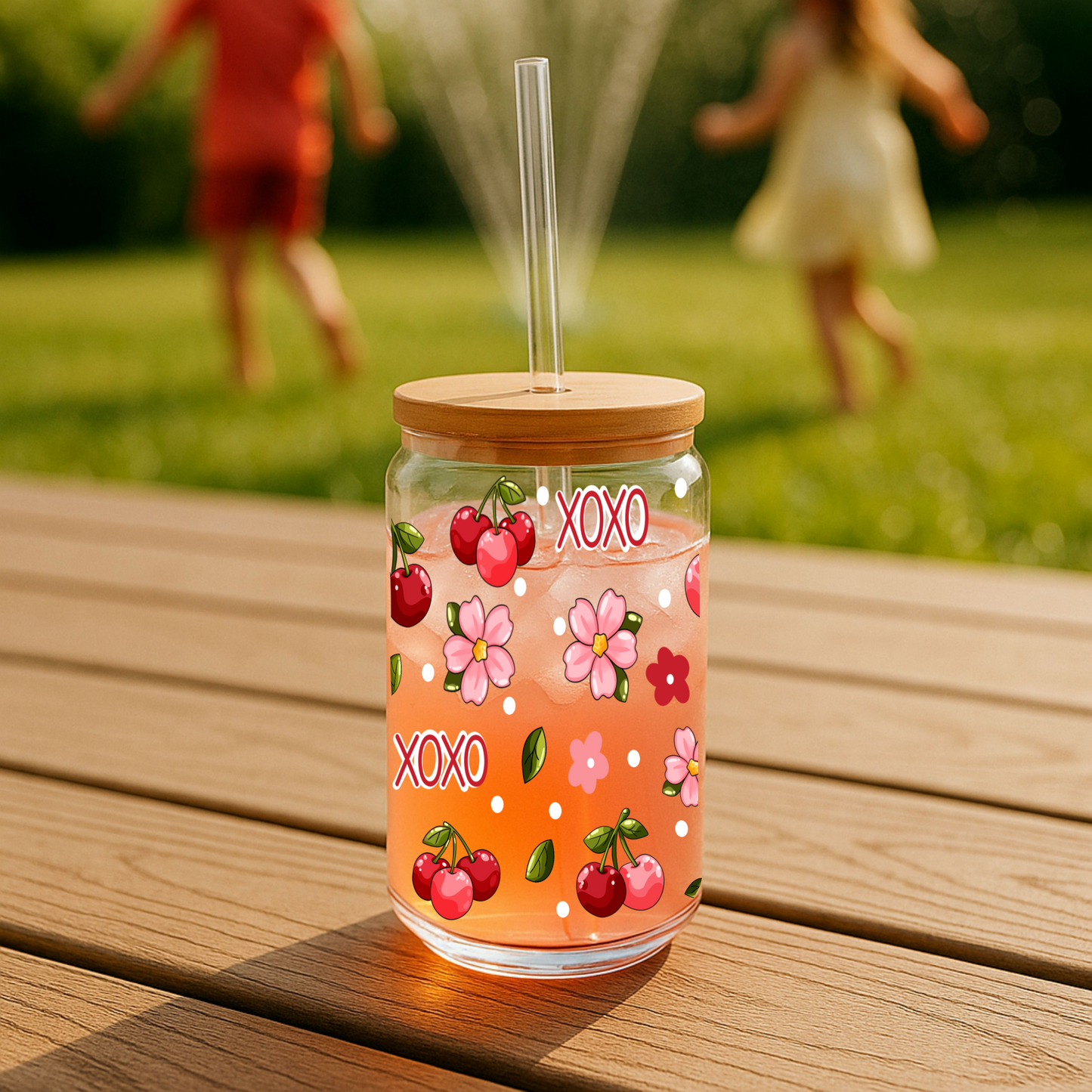 Cherry Blossom | Glass Tumbler