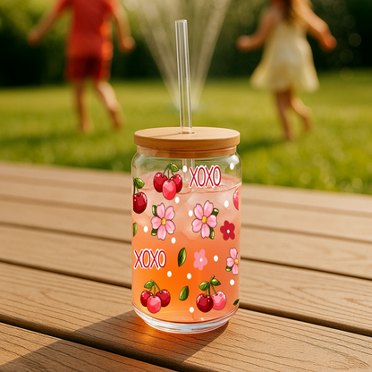 Cherry Blossom | Glass Tumbler