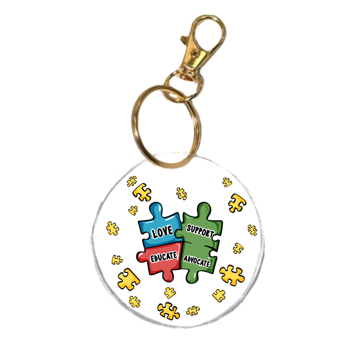 Autism Awareness Collection | Puzzle Piece Keychain