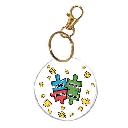 Autism Awareness Collection | Puzzle Piece Keychain