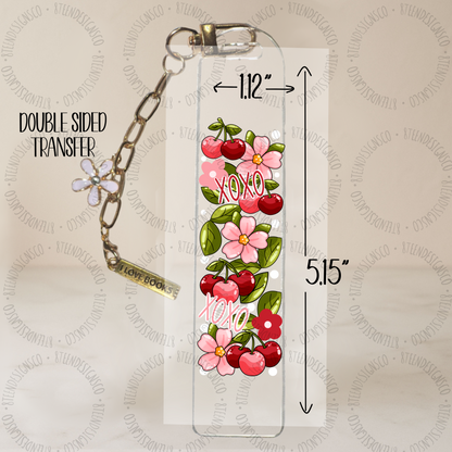 Cherry Blossom | Bookmark UV DTF Transfer