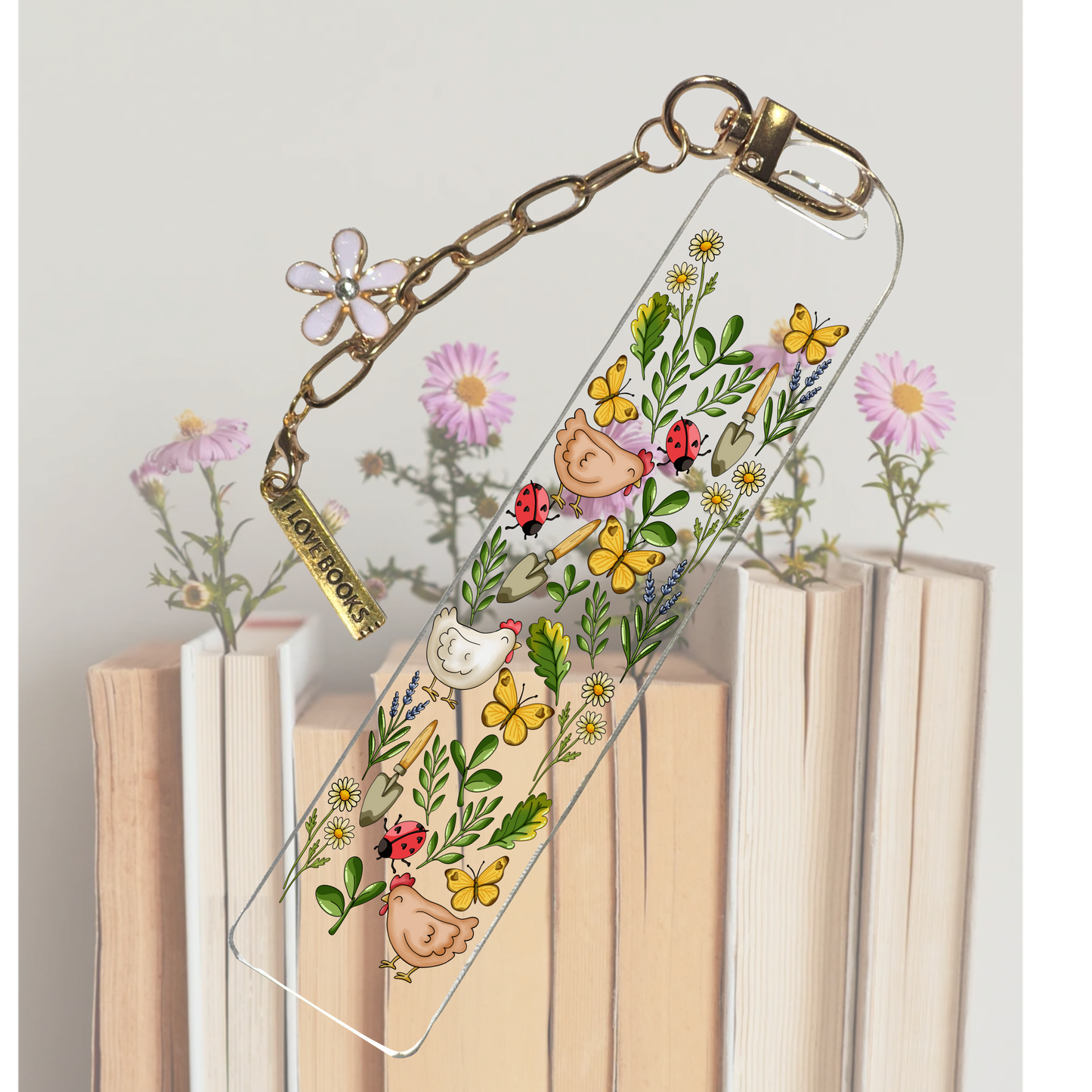 Farm Garden | Bookmark UV DTF Transfer