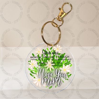 Mother’s Day UV DTF KEYCHAIN Transfer Collection 💕 | Keychain Transfer Wrap | Transfer ONLY