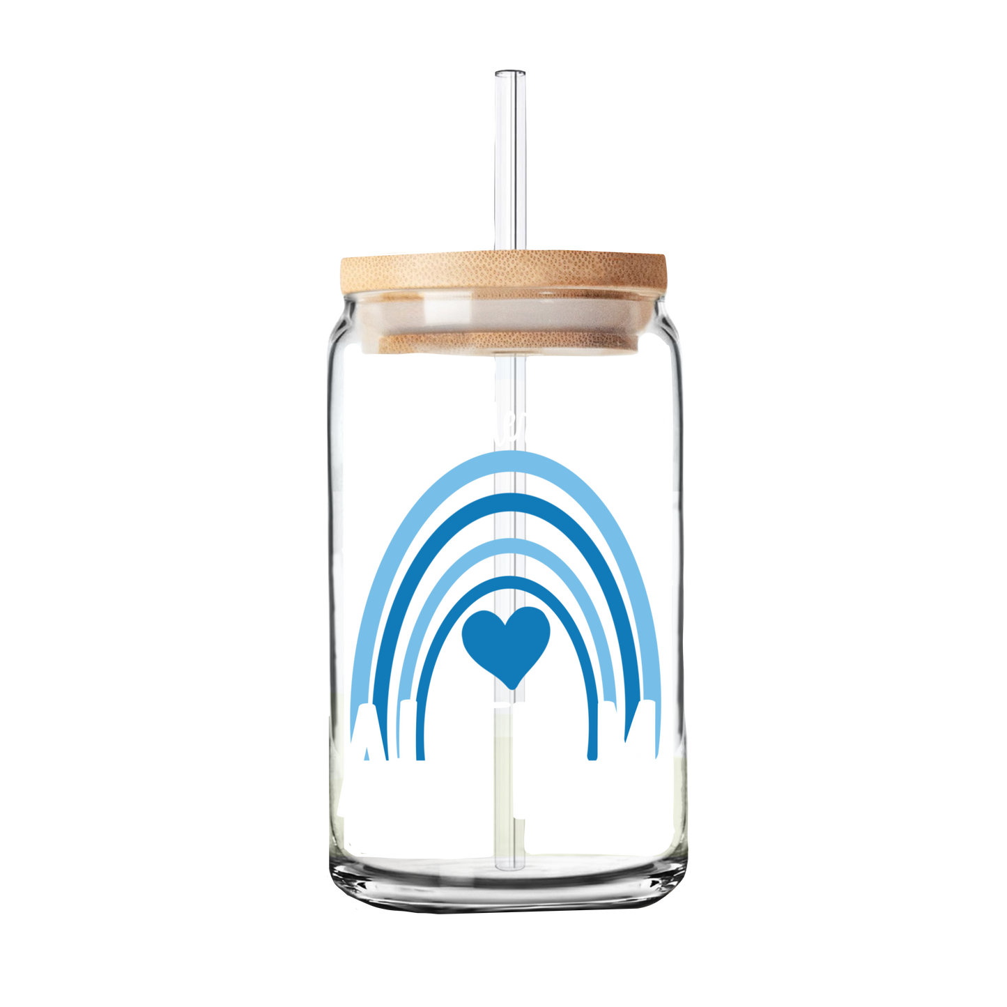 Autism Awareness Collection | Rainbow Glass Tumbler