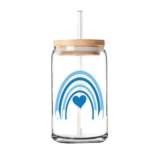 Autism Awareness Collection | Rainbow Glass Tumbler