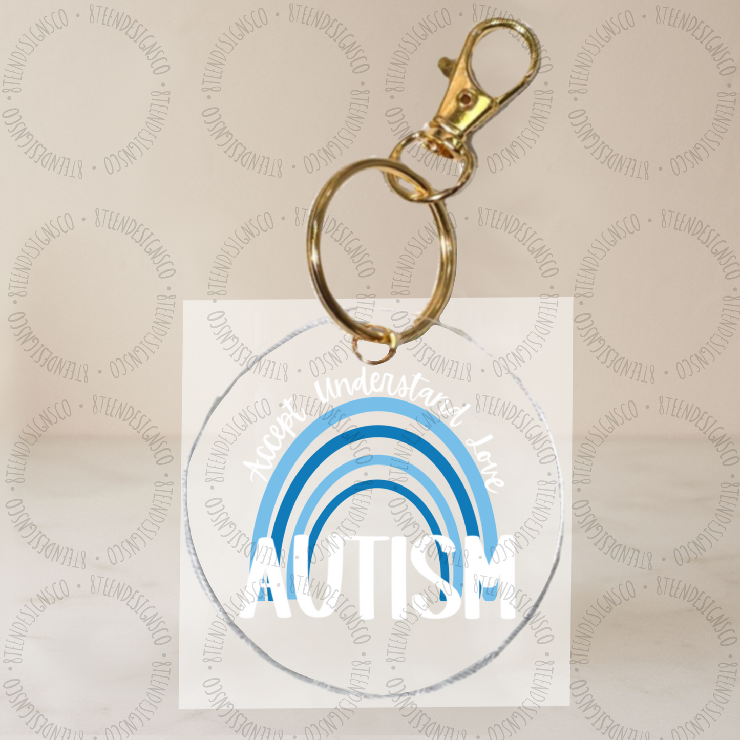 Autism Awareness Collection | Keychain UV DTF Transfer Bundle