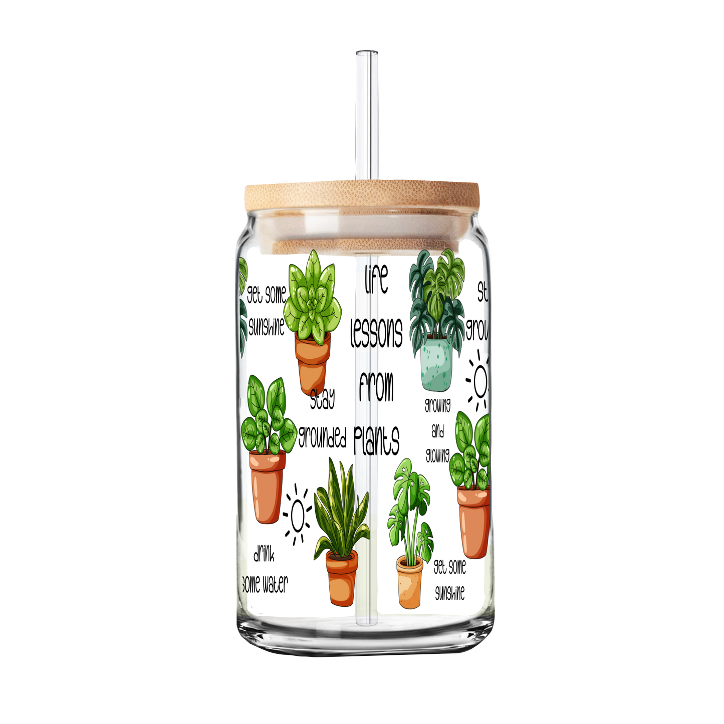 Life Lessons | Glass Tumbler