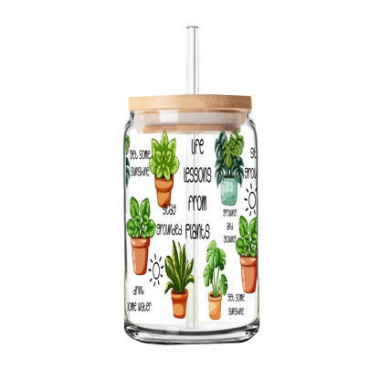 Life Lessons | Glass Tumbler