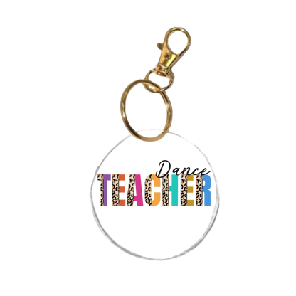 Dance Teacher UV Transfer | UV DTF Keychain Transfer