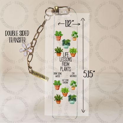 Life Lessons | Bookmark UV DTF Transfer