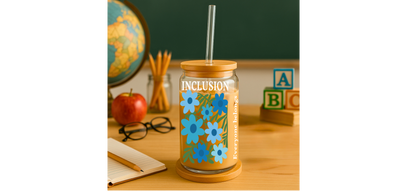 Autism Awareness Collection | Inclusion Glass Tumbler