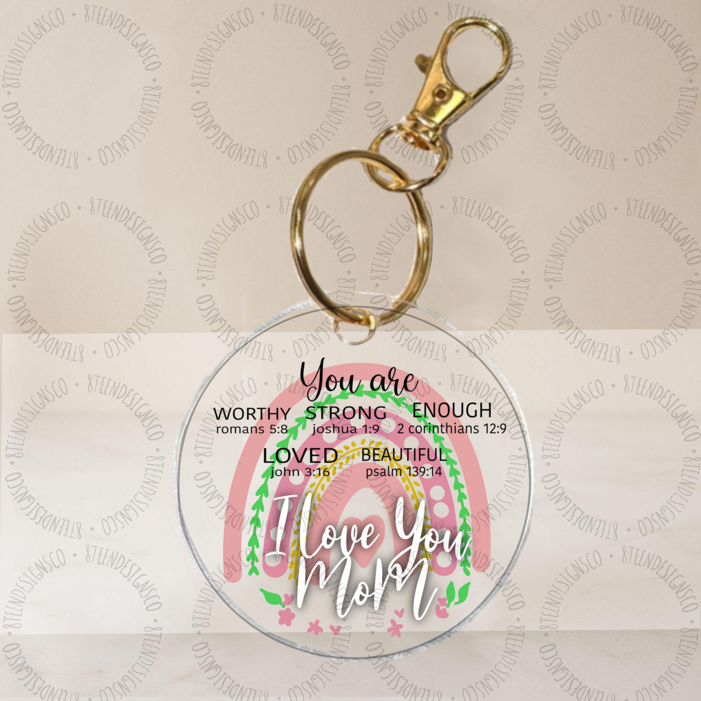 Mother’s Day UV DTF KEYCHAIN Transfer Collection 💕 | Keychain Transfer Wrap | Transfer ONLY