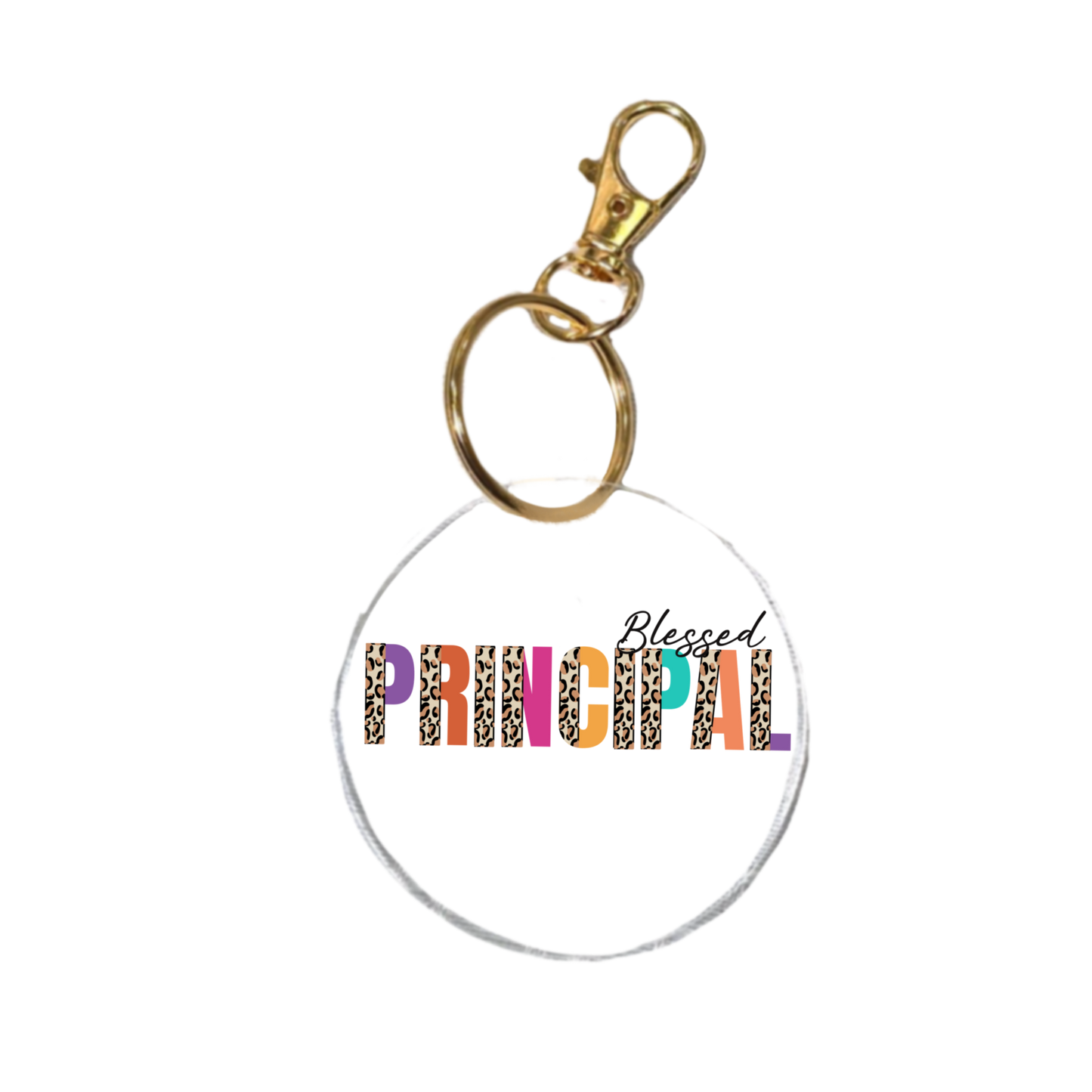 Blessed Principal UV Transfer | UV DTF Keychain Transfer