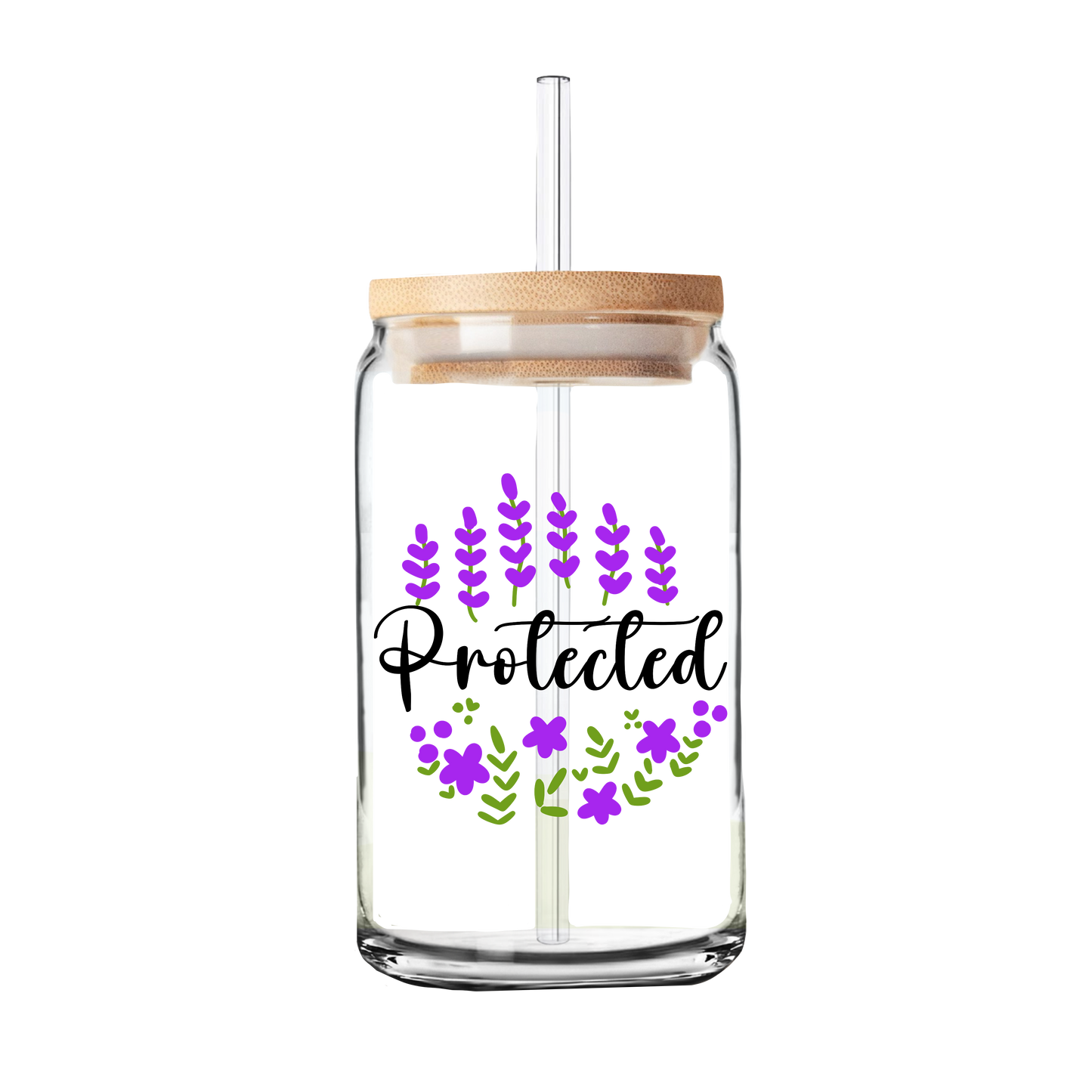 Protected Glass Tumbler | 16oz Glass Can