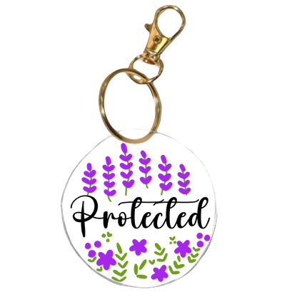 Protected | Faith Inspired Bible Verse Acrylic Keychain