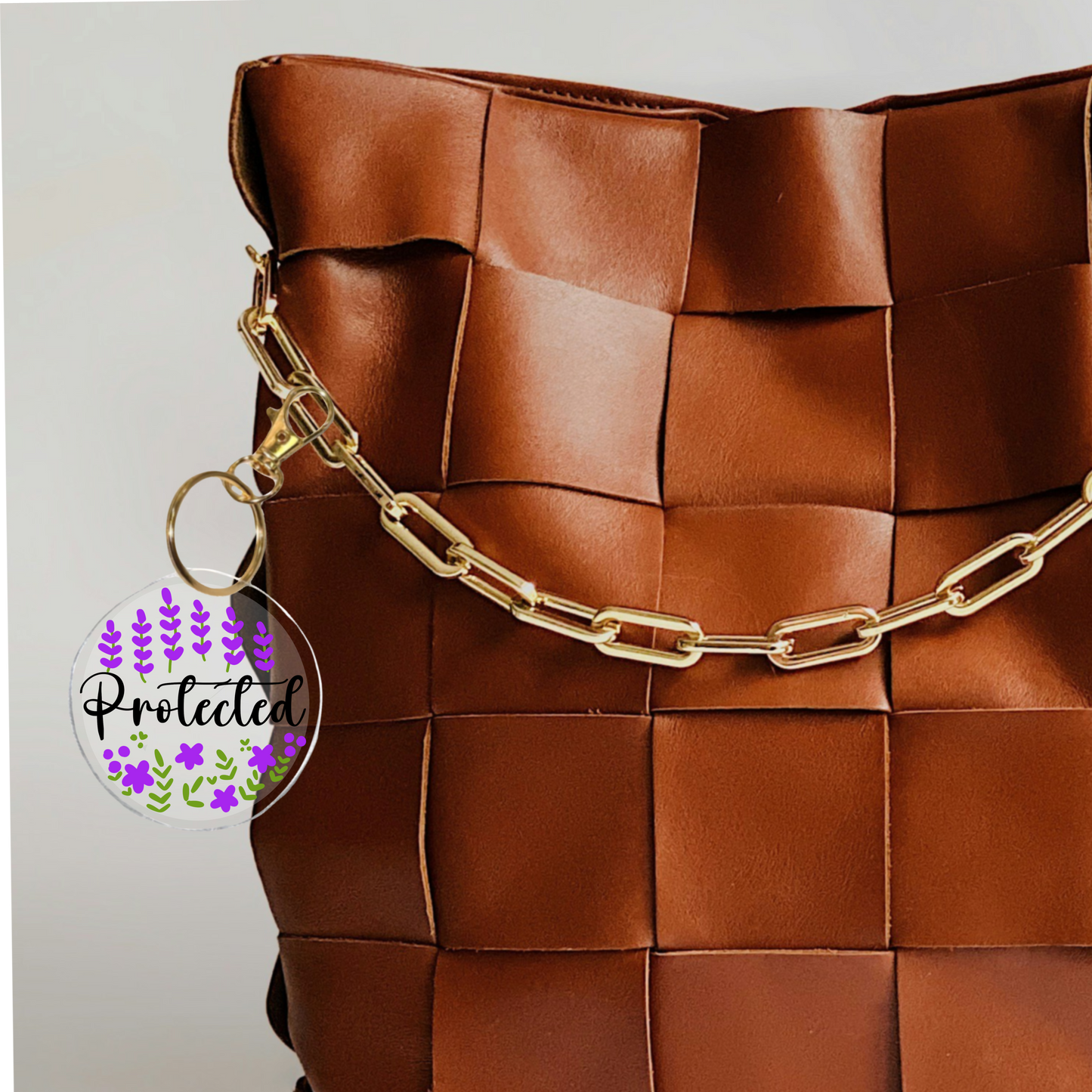 Protected | Faith Inspired Bible Verse Acrylic Keychain