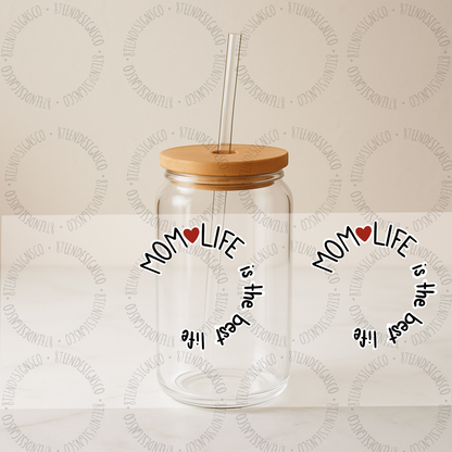 Mother’s Day UV DTF GLASS CAN Transfer Collection 💕 | Glass Can Transfer Wrap | Transfer ONLY