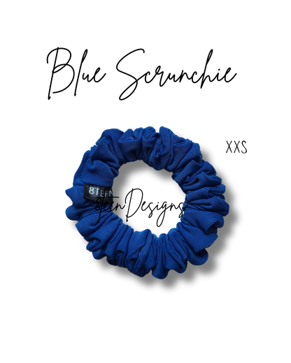 XXS Blue Scrunchie | Hair Accessory
