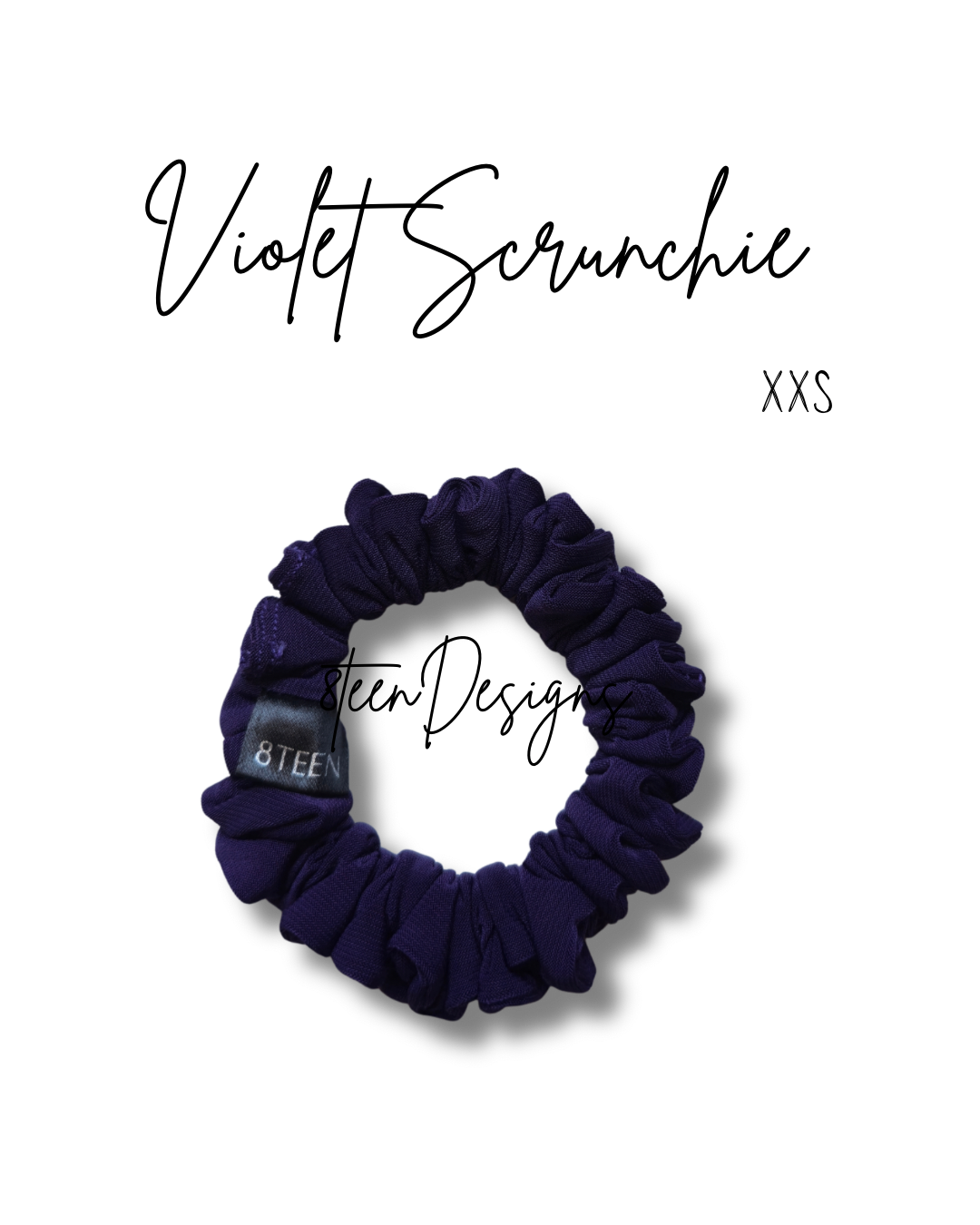 XXS Violet Scrunchie | Hair Accessory
