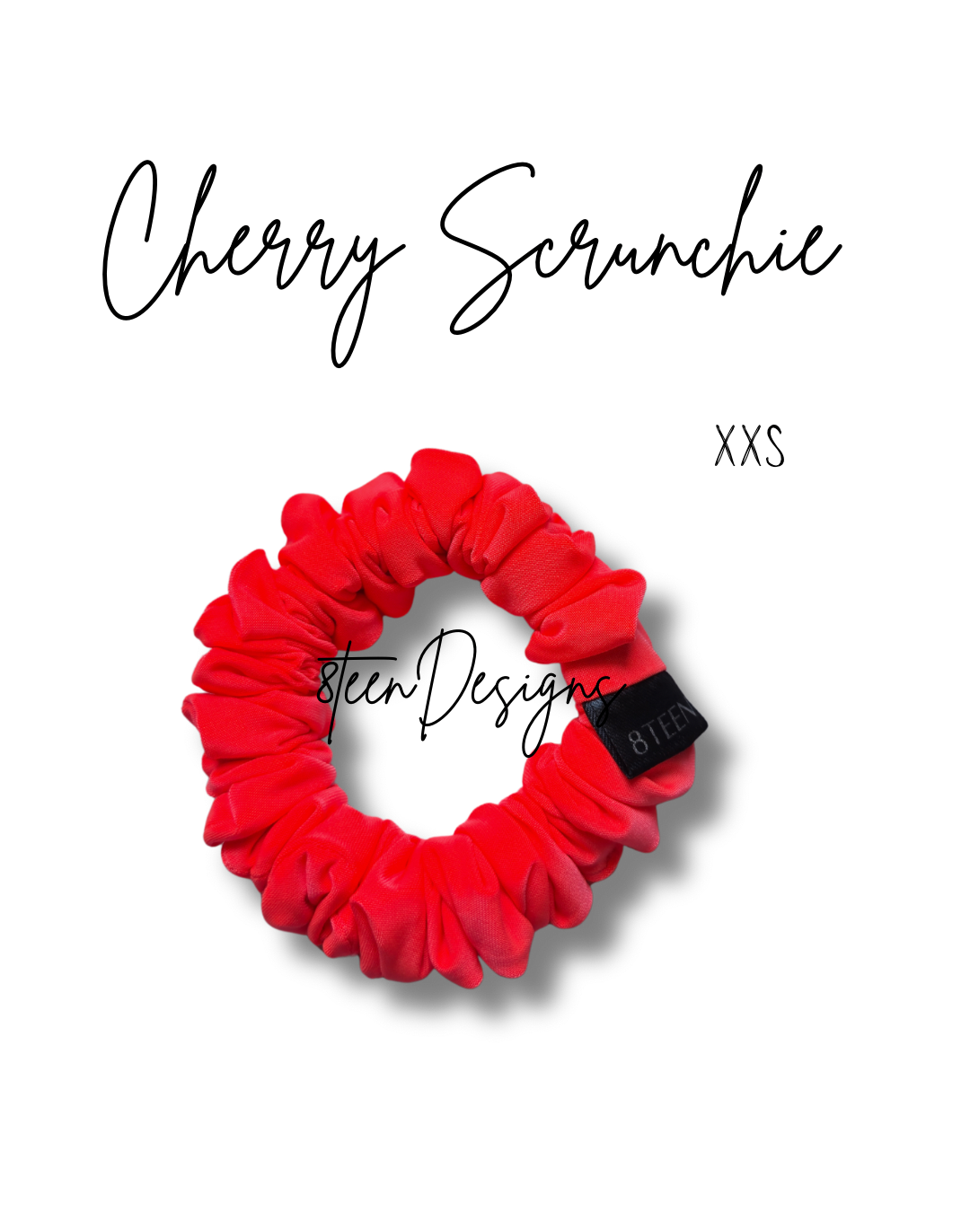 XXS Cherry Scrunchie | Hair Accessory