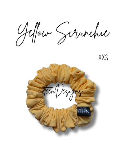 XXS Yellow Scrunchie | Hair Accessory