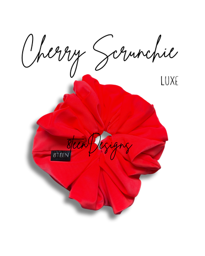 LUXE Cherry Scrunchie | Classic Oversized Hair Accessory (Copy)