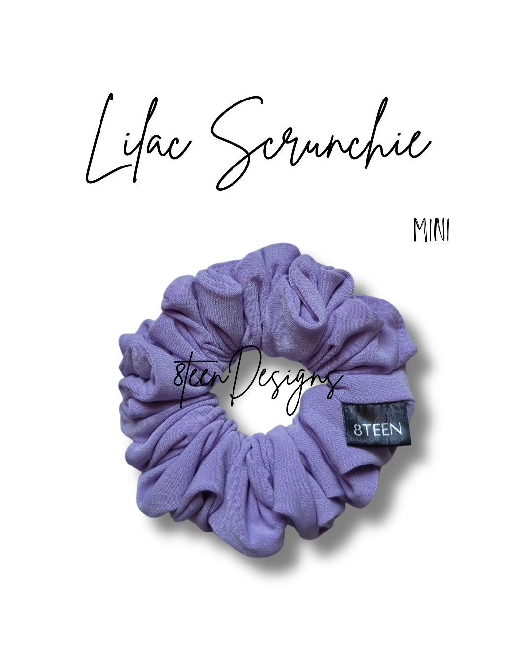 MINI Lilac Scrunchie | Hair Accessory