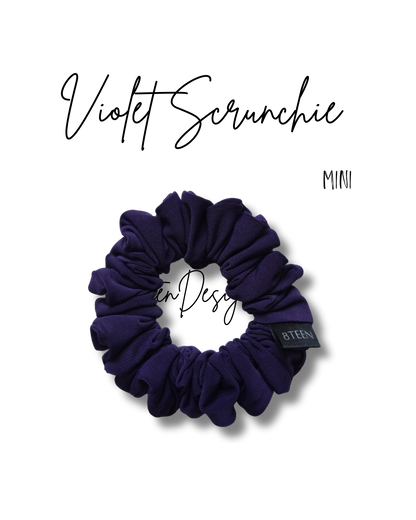 MINI Violet Scrunchie | Hair Accessory