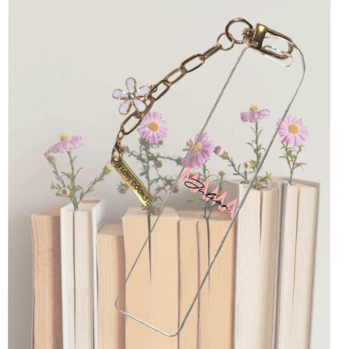 Bookmark for Mom | Personalized Custom Name Book Lover Gift | Acrylic Bookmark | Cute Reading Accessory Gift | Aesthetic Bookmark |Custom Bookmark