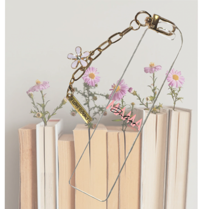Bookmark for Mom | Personalized Custom Name Book Lover Gift | Acrylic Bookmark | Cute Reading Accessory Gift | Aesthetic Bookmark |Custom Bookmark