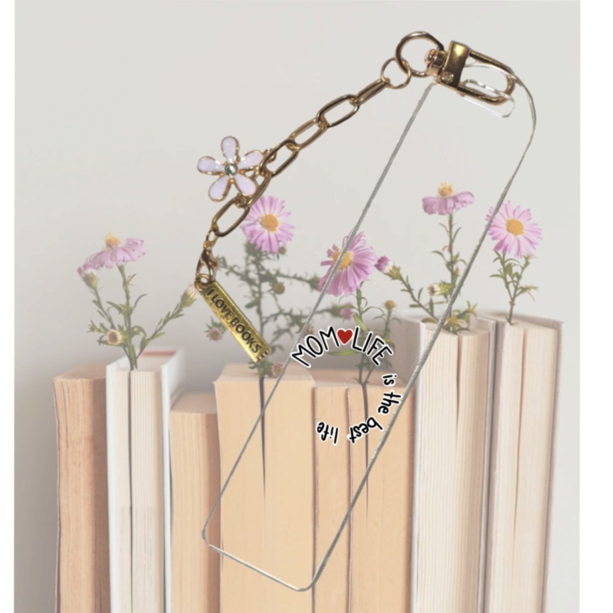 Bookmark for Mom | Book Lover Gift | Acrylic Bookmark | Cute Reading Accessory Gift | Aesthetic Bookmark |Custom Bookmark