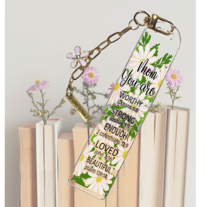 Bookmark for Mom | Book Lover Gift | Acrylic Bookmark | Cute Reading Accessory Gift | Aesthetic Bookmark |Custom Bookmark