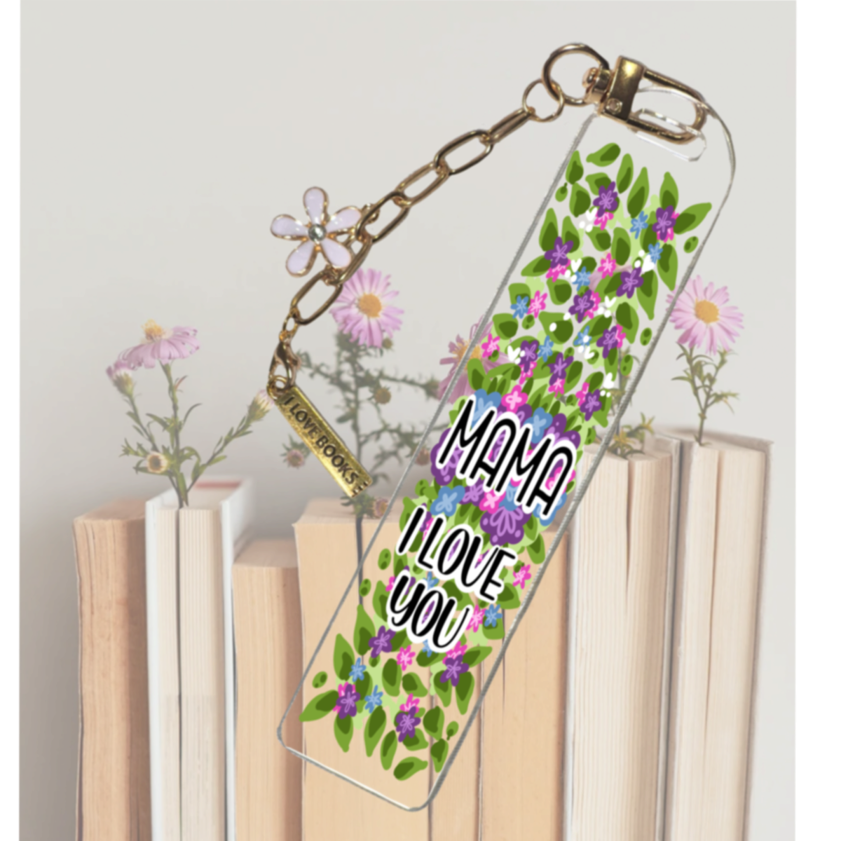 Acrylic Bookmark for Mom |  Bookmark | Cute Aesthetic Bookmark Lover Gift | Cute Reading Accessory Gift