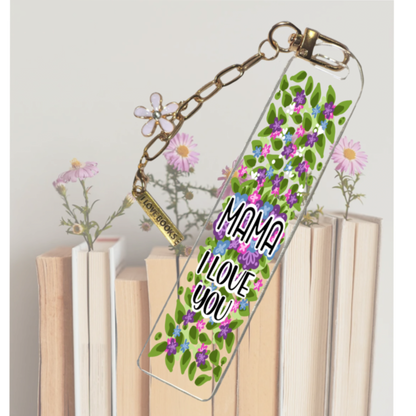 Acrylic Bookmark for Mom |  Bookmark | Cute Aesthetic Bookmark Lover Gift | Cute Reading Accessory Gift