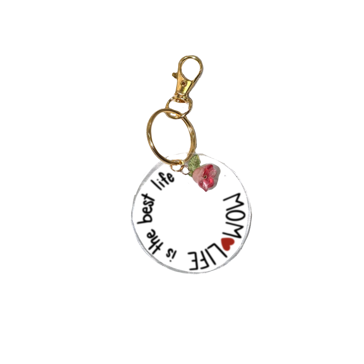Acrylic Keychain | Keychain for Mom | Cute Aesthetic Keyring Gift | Cute Bag Charm