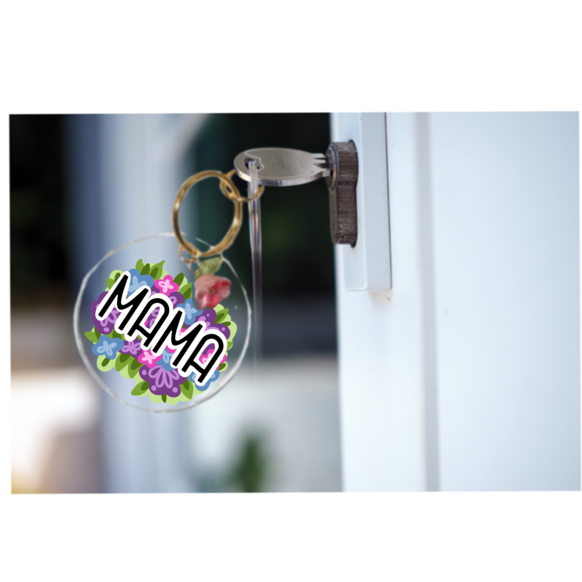 Acrylic Keychain | Keychain for Mom | Cute Aesthetic Keyring Gift | Cute Bag Charm