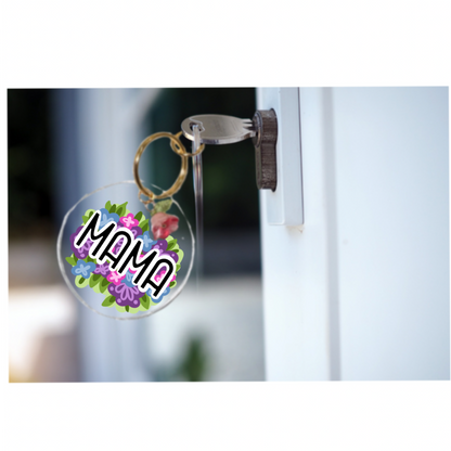 Acrylic Keychain | Keychain for Mom | Cute Aesthetic Keyring Gift | Cute Bag Charm