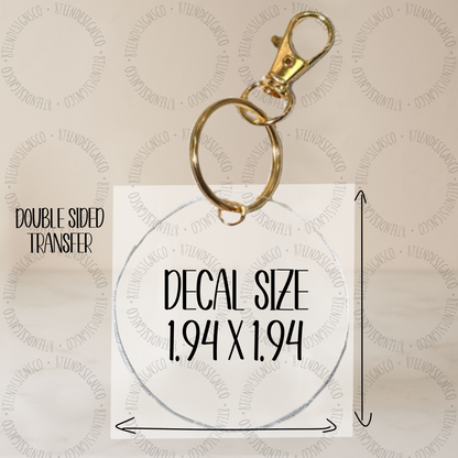 Mother’s Day UV DTF KEYCHAIN Transfer Collection 💕 | Keychain Transfer Wrap | Transfer ONLY